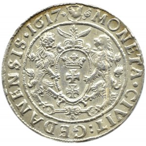 Zygmunt III Waza, ort 1617, Gdańsk, Piękny!