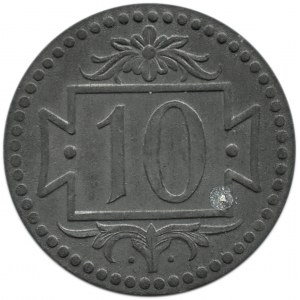 Wolne Miasto Gdańsk, 10 pfennig 1920, Gdańsk, odmiana 56.6/10