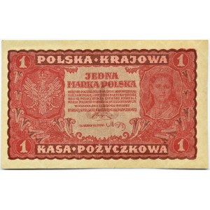 Polska, II RP, 1 marka 1919, I seria BV