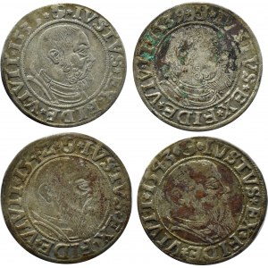 Prusy Książęce, Albrecht, lot groszy pruskich 1533-1543, Królewiec