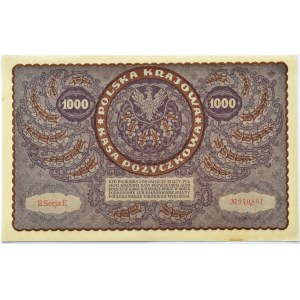 Polska, II RP, 1000 marek 1919, II serja E - typ 4