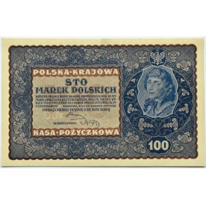 Polska, II RP, 100 marek 1919, Warszawa, IE seria S