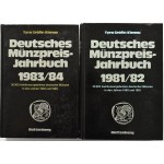 Deutsches Münzpreis Jahrbuch, Battenberg, 1976-1983, 6 sztuk, kolejnych roczników