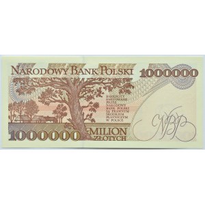 Polska, III RP, Wł. Reymont, 1000000 złotych 1993, seria M, Warszawa, UNC