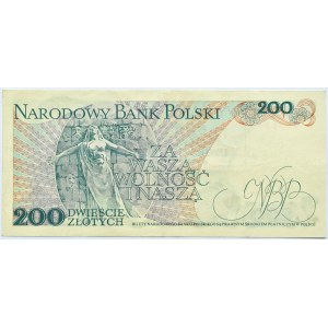 Polska, PRL, J. Dąbrowski, 200 złotych 1976, seria P, Warszawa