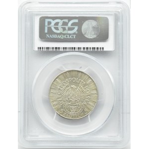 Polska, II RP, Józef Piłsudski, 5 złotych 1934 orzeł strzelecki, Warszawa, PCGS MS62