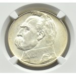 Polska, II RP, Józef Piłsudski, 10 złotych 1939, Warszawa, NGC MS63, piękny