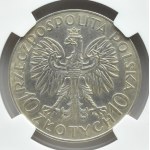 Polska, II RP, Romuald Traugutt, 10 złotych 1933, Warszawa, NGC UNC