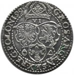 Zygmunt III Waza, szóstak 1599, Malbork, mała głowa