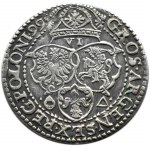 Zygmunt III Waza, szóstak 1599, Malbork, mała głowa