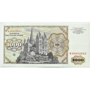 Niemcy, RFN, 1000 marek 1977, seria W….E, UNC-, PIĘKNE!!!