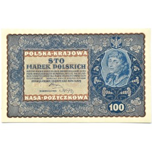 Polska, II RP, 100 marek 1919, Warszawa, IE seria S