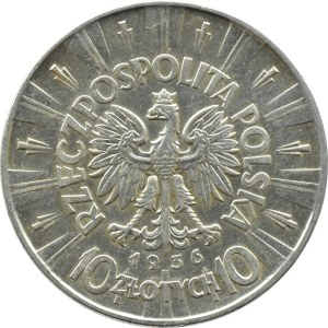 Polska, II RP, Józef Piłsudski 10 złotych 1936, Warszawa