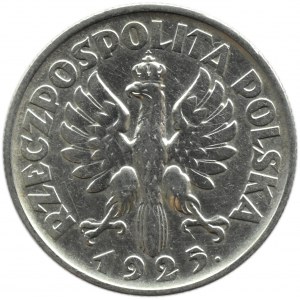 Polska, II RP, Kłosy, 2 złote 1925 z kropką, Londyn