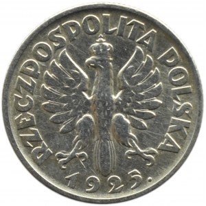 Polska, II RP, Kłosy, 1 złoty 1925, Londyn