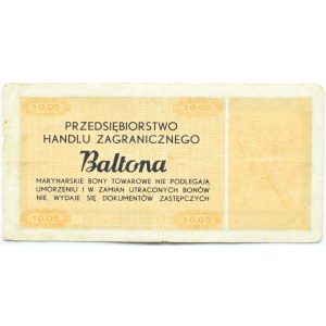 Polska, PRL, Baltona, bon 5 centów 1973, seria A