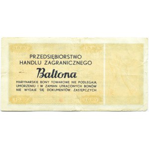 Polska, PRL, Baltona, bon 20 centów 1973, seria A - rzadkie