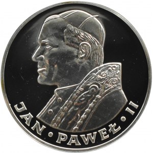 Polska, PRL, Jan Paweł II, 100 złotych 1982, mennica Valcambi, UNC