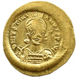 Bizancjum, Justynian I (527-565), solidus, piękny!
