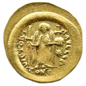 Bizancjum, Justynian I (527-565), solidus, piękny!