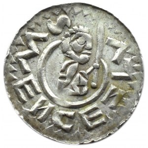 Czechy, Wratysław II (1061-1092), denar, Praga, piękny!