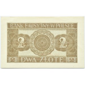 Polska, Generalna Gubernia, 2 złote 1941, seria AG, UNC-