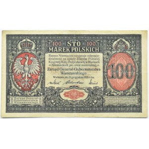 Polska, II RP, 100 marek 1916, Generał, seria A