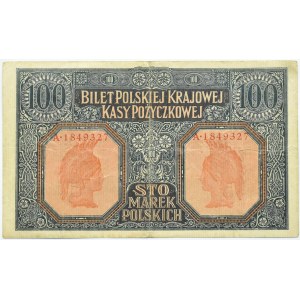 Polska, II RP, 100 marek 1916, Generał, seria A