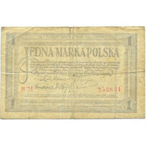 Polska, II RP, 1 marka 1919, Warszawa, I seria ICM