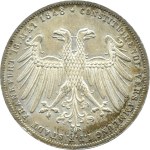 Niemcy, Frankfurt, Johann von Habsburg, dwugulden 1848, Frankfurt n. Menem