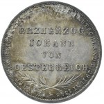 Niemcy, Frankfurt, Johann von Habsburg, dwugulden 1848, Frankfurt n. Menem