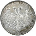 Niemcy, Frankfurt, Johann von Habsburg, dwugulden 1848, Frankfurt n. Menem