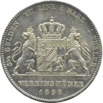 Niemcy, Bawaria, Maksymilian II, 2 talary 1856, Monachium