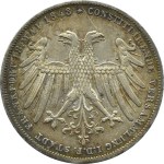 Niemcy, Frankfurt, Johann von Habsburg, dwugulden 1848, Frankfurt n. Menem