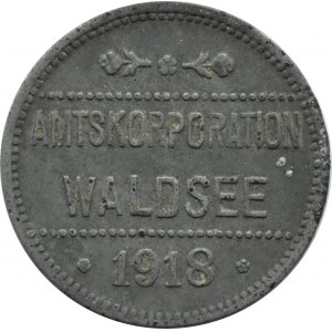 Niemcy, Waldsee (Wirtembergia) Amtskorpration, żeton 50 pfennig, cynk