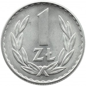 Polska, RP, 1 złoty 1949 aluminium, Warszawa, UNC