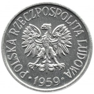 Polska, RP, 5 groszy 1959, Warszawa, UNC