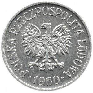 Polska, RP, 5 groszy 1960, Warszawa, UNC