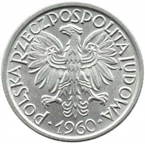 Polska, PRL, Jagody, 2 złote 1960, Warszawa, UNC