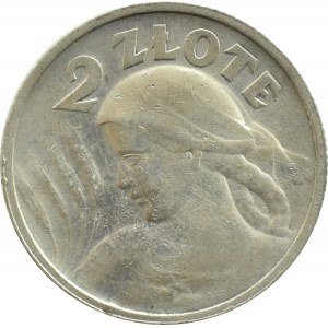 Polska, II RP, Kłosy, 2 złote 1924, Paryż