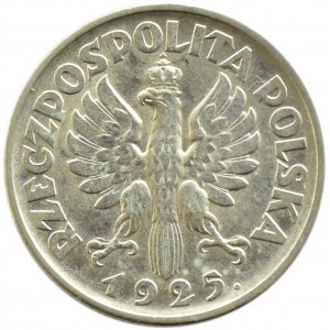 Polska, II RP, Kłosy, 1 złoty 1925, Londyn