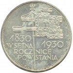 Polska, II RP, Sztandar 5 złotych 1930, Warszawa