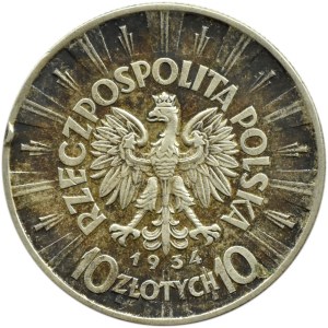 Polska, II RP, Józef Piłsudski, 10 złotych 1934, Warszawa