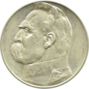 Polska, II RP, Józef Piłsudski, 5 złotych 1935, Warszawa, PIĘKNE!