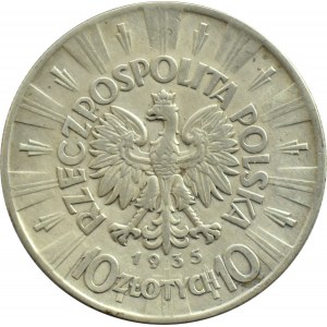 Polska, II RP, Józef Piłsudski, 10 złotych 1935, Warszawa