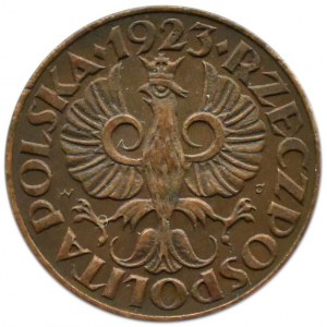 Polska, II RP, 1 grosz 1923, Warszawa