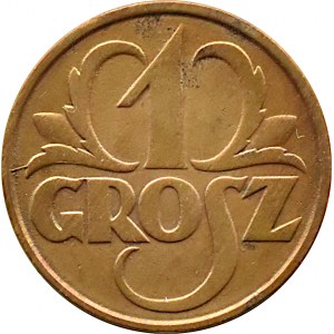 Polska, II RP, 1 grosz 1928, Warszawa