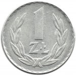 Polska, PRL, 1 złoty 1965, Warszawa, UNC