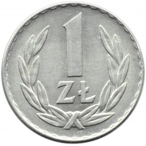 Polska, PRL, 1 złoty 1966, Warszawa, rzadszy rocznik, UNC