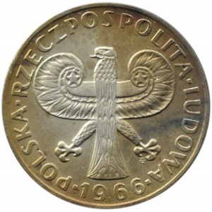 Polska, PRL, 10 złotych 1966, Kolumna Zygmunta, Warszawa